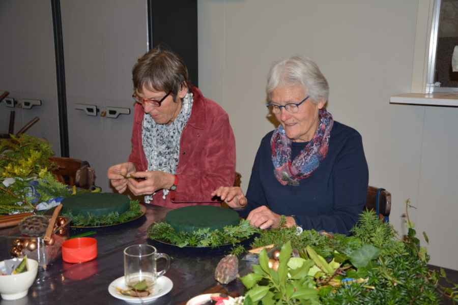 Bloemschikken Kerst
