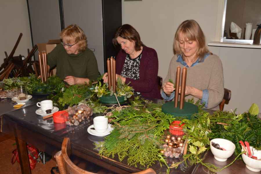 Bloemschikken Kerst