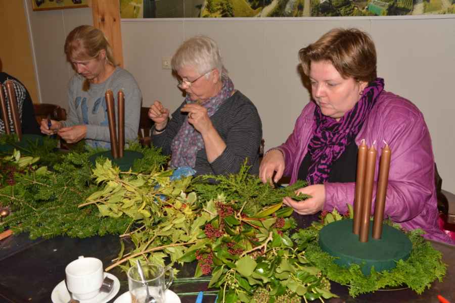 Bloemschikken Kerst