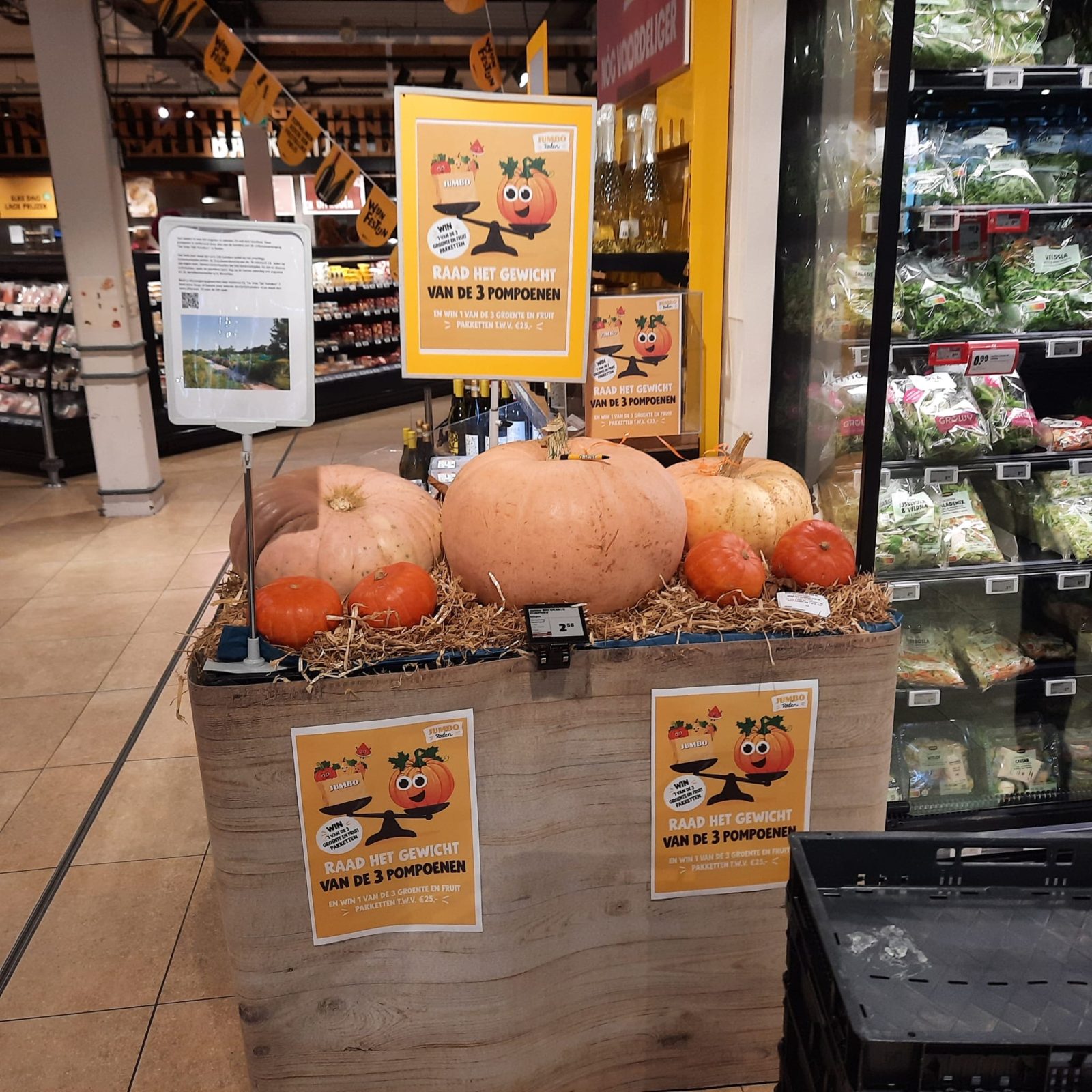 Jumbo-actie met pompoenen uit de tuin van Inci